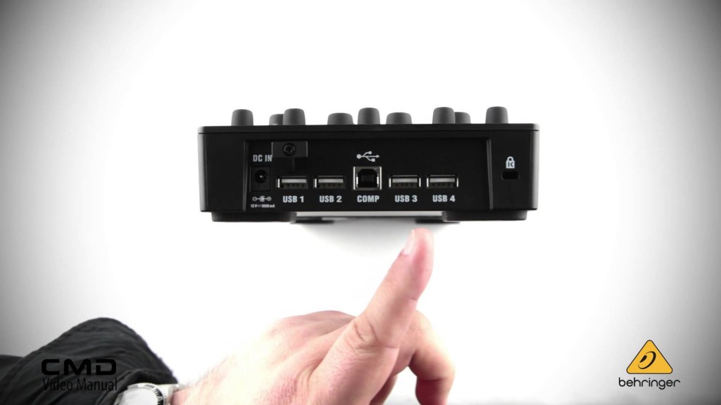 Behringer CMD MM-1 - USB csatlakozások